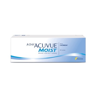 Контактные линзы 1 - Day Acuvue Moist, -12/8,5, в наборе 30шт