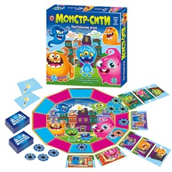 Настольная игра «Монстр — Сити», 2-4 игрока, 5+