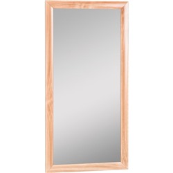 Зеркало Домино, МДФ профиль, бук, размер 600х400 мм
