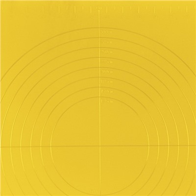 Коврик для замешивания теста Smart Solutions Foss, 37.7х57.4 см, цвет жёлтый
