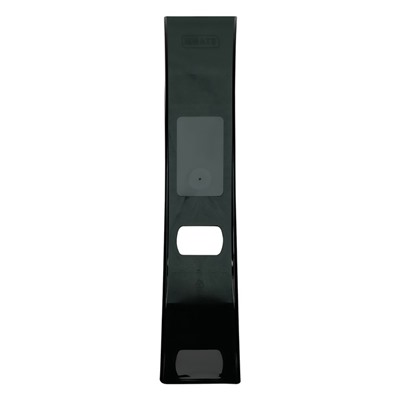 Лоток для бумаг вертикальный Стамм "Респект", ширина 70 мм, тонированный черный
