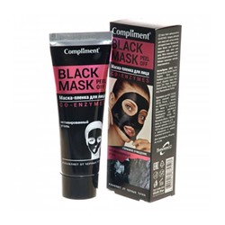 Маска-пленка для лица Compliment Black Mask с Co-enzymes, 80 мл