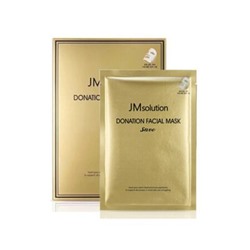 Укрепляющая тканевая маска с золотом и пептидами JMSOLUTION Donation Mask Save (37 мл)