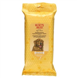 Burt's Bees, Универсальные гипоаллергенные салфетки для собак с медом, 50 шт.