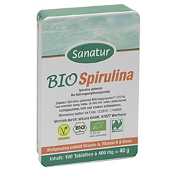 Sanatur (Санатур) Bio Spirulina 100 шт
