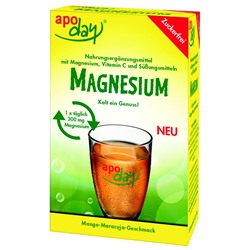 apoday (аподей) Magnesium Mango-Maracuja zuckerfrei 10X4,5 г