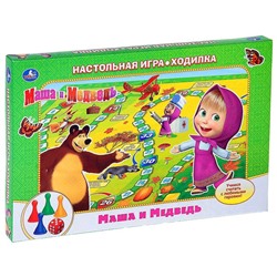 Настольная игра «Маша и Медведь», 2-4 игрока, 3+