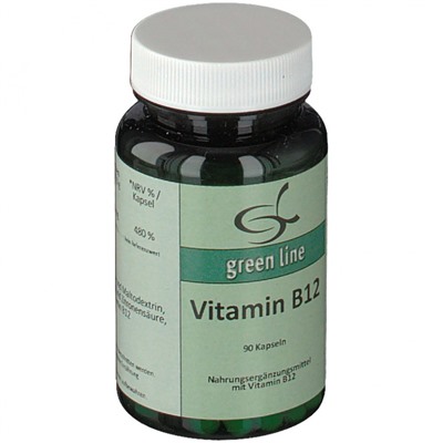 green (грин) line Vitamin B12 90 шт