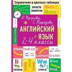 Английский язык. 2-4 класс. Просто и понятно. Узорова О.В., Нефёдова Е.А.