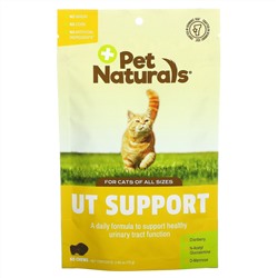 Pet Naturals of Vermont, UT Support для кошек, 60 жевательных таблеток, 75 г (2,65 унции)
