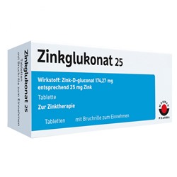 Zinkglukonat (Цинкглуконат) 25 20 шт