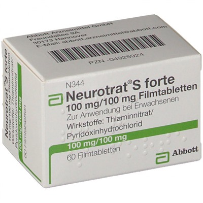 Neurotrat (Нойротрат) S forte Filmtabletten 60 шт