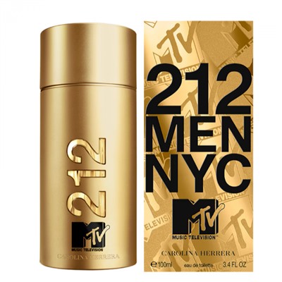 Туалетная вода Carolina Herrera 212 Men NYC MTV Music Television мужская