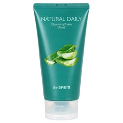 СМ Daily Пенка для лица с экстрактом алоэ Natural Daily Cleansing Foam Aloe 150ml С/Г до 06.2025  скидка 40%