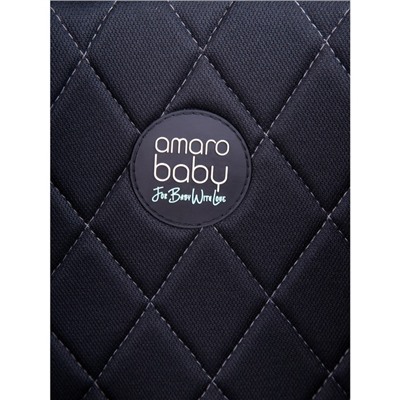 Автокресло детское AmaroBaby Professional, группа 0+/I/II, цвет чёрный/серый