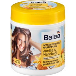 Balea (Балеа) Intensivpflege Haarmaske Vanille & Mande Интенсивный уход Маска для волос ваниль и Миндаль	, 300 мл