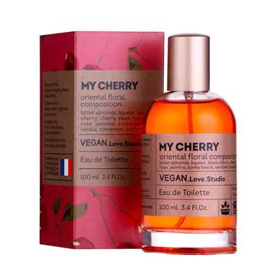 Туалетная вода женская Vegan Love Studio My Cherry (по мотивам Cherry In The Air), 100 мл