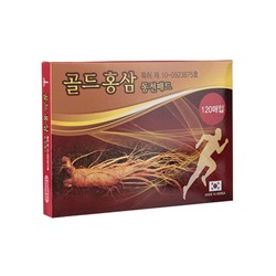 ПЛСТ Пластырь для тела RED GINSENG DONG JEON PAD набор 120шт брак/ скидка 10% Замята упаковка