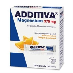 Additiva Magnesium 375 mg Sticks Orange (20 шт.) Аддитива Гранулат 20 шт.