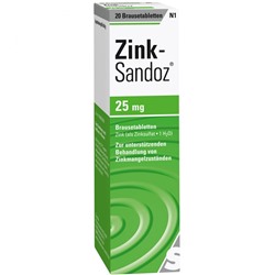 Zink-Sandoz (Цинк-сандоз) Brausetabletten 20 шт