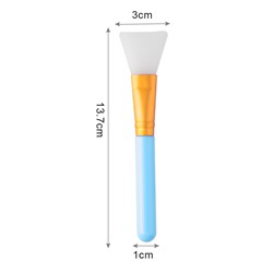 Силиконовая лопатка для нанесения масок, ГОЛУБАЯ (14см, рабочая поверхность 3*3,2)