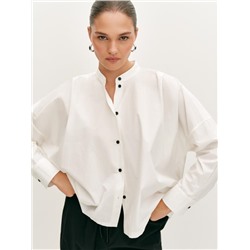 Блуза с контрастными пуговицами LALIS