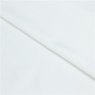 Ткань плательная, сатин стрейч, ширина 150 см, цвет белый