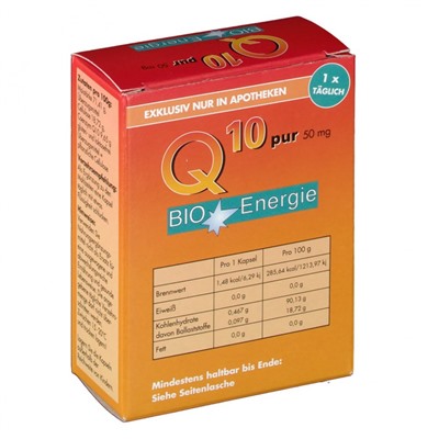 BIO (БИО) Energie Q10 pur 50mg 30 шт