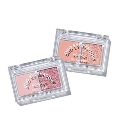 СМ EYE Тени двойные Mood Up Duo Eyeshadow CR01 Sugar Coral