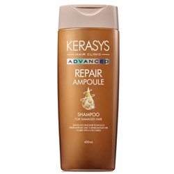 Шампунь для волос Восстановление KERASYS Advanced Repair Ampoule  Shampoo(400 мл)  06.01.2025