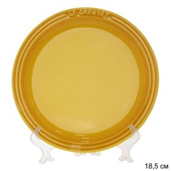 Тарелка 18,5 см желтая / MN-98 /уп 40/