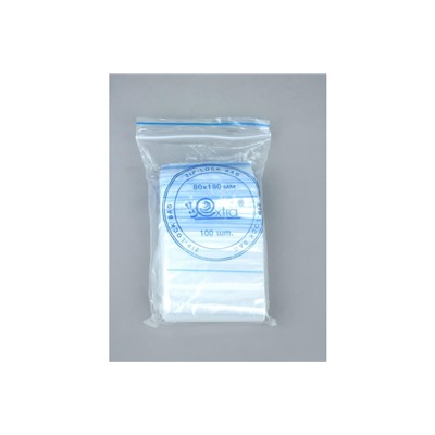 Пакет ПВД с замком (zip-lock) 80x180 упаковка 100 шт
