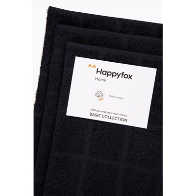 Набор махровых полотенец 3 шт Happy Fox Home