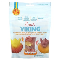 Candy People, Sour Viking, ассорти вкусов, 113 г (4 унции)