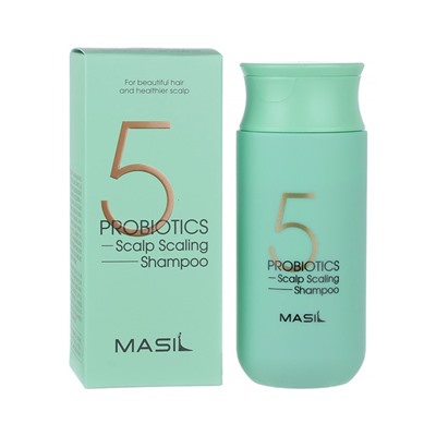 MAS 5PRO Шампунь для кожи головы глубокоочищающий с пробиотиками MASIL 5PROBIOTICS SCALP SCALING SHAMPOO 150ml С/Г до 10.2024. скидка 80%