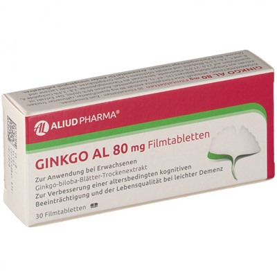 Ginkgo Гинкго (Гинкго) AL 80 mg 30 шт
