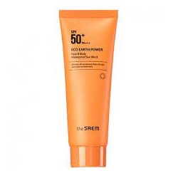 СМ Sun Крем для лица и тела солнцезащитный водостойкий Eco Earth Face&Body Waterproof Sun CreamSPF 50+ PA++++ 100ml