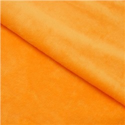 Трикотаж костюмный, вельбоа, ширина 160 см, цвет оранжевый