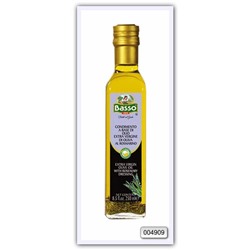 Масло Basso оливковое нерафинированное высшего качества, ароматизированное (розмарин) 250 мл