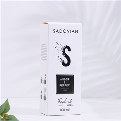 Диффузор SADOVIAN ароматический , 100 мл, Amber and Pepper (Амбра, Перец, Нероли)