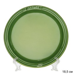 Тарелка 18,5 см зеленая / MN-98 /уп 40/