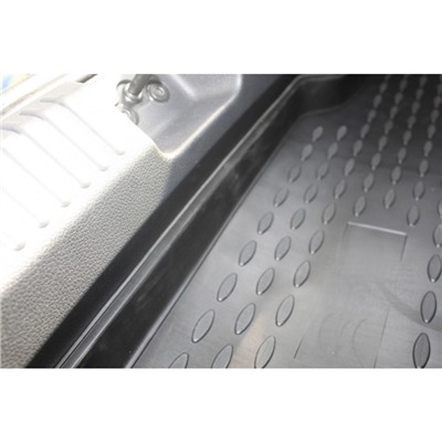 Коврик в багажник для Volkswagen Polo 2010-2020, седан, полиуретан
