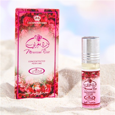 Масляные духи ролик женские Moroccan Rose, 6 мл