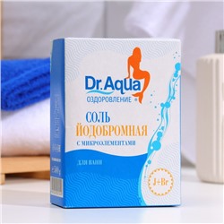 Соль морская для ванн Dr. Aqua, природная, йодобромная, 500 г