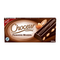 Темный шоколад Choceur Feinherb Mandel 200 г