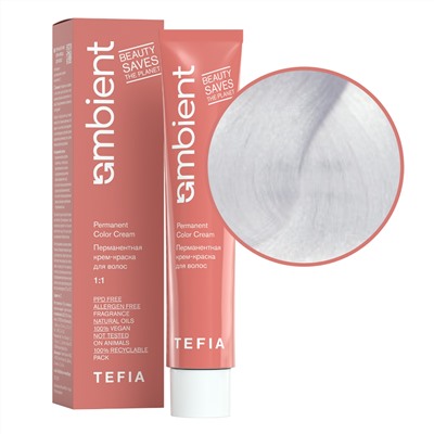 TEFIA Ambient 0.0N Перманентная крем-краска для волос / Корректор нейтральный, 60 мл