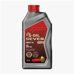 Масло моторное S-OIL RED #9, 5W-30, SP, синтетическое, 1 л