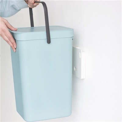 Мусорное ведро Brabantia Sort&Go, встраиваемое, цвет мятный, 16 л