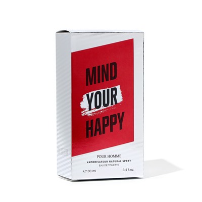 Туалетная вода мужская Mind your happy, 100 мл