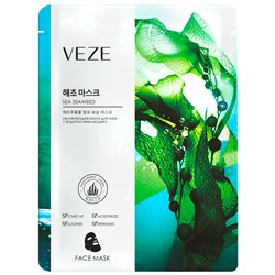 Тонизирующая маска для лица с экстрактом водорослей модзуку Veze, 25 г